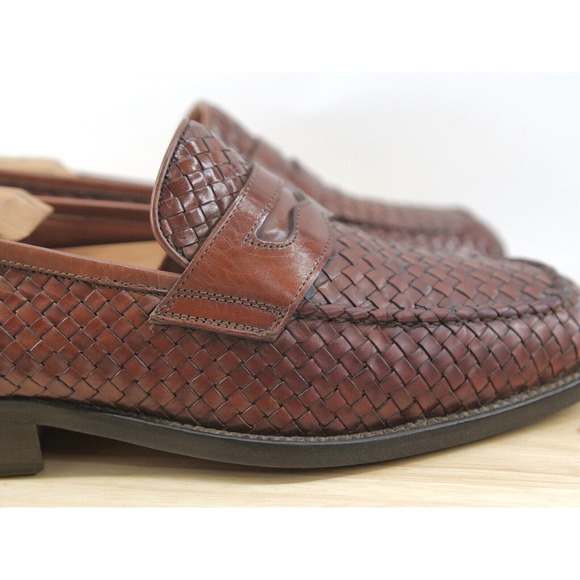Burberry woven‎ leather loafters Dress Shoe Size 41 Brown Made in Italy main image 16